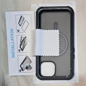 💙💚Magnetic Case for iPhone 14 ,6.1", Black🩵🩷